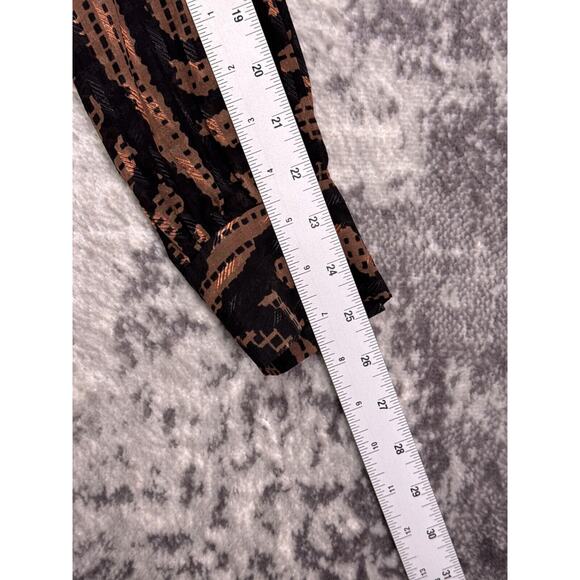 Tory Burch Blouse 8 Womens Silk Tie Neck Long Sleeve Top - Picture 5 of 9